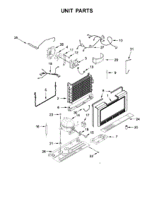 Unit Parts parts for Whirlpool Freestanding Freezer WZF56R16DW04 from AppliancePartsPros.com