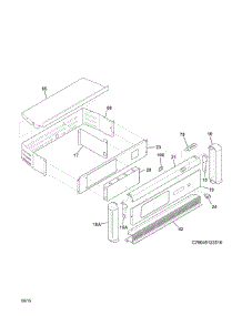 Control Panel parts for Kenmore Wall Oven 790.45123510 (79045123510, 790 45123510) from AppliancePartsPros.com