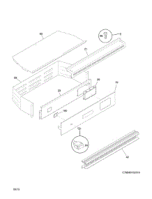Control Panel parts for Kenmore Wall Oven 790.45139510 (79045139510, 790 45139510) from AppliancePartsPros.com