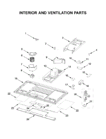Interior And Ventilation Parts parts for Whirlpool Microwave WML75011HZ1 from AppliancePartsPros.com