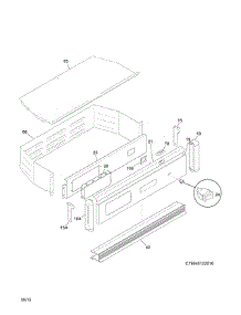 Control Panel parts for Kenmore Wall Oven 790.45129510 (79045129510, 790 45129510) from AppliancePartsPros.com