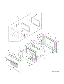 Doors parts for Kenmore Wall Oven 790.49612312 (79049612312, 790 49612312) from AppliancePartsPros.com