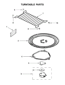 Turntable Parts parts for Whirlpool Microwave YWMH32519HT0 from AppliancePartsPros.com