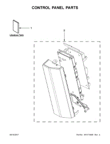 Control Panel Parts parts for Whirlpool Microwave WMH76719CS5 from AppliancePartsPros.com