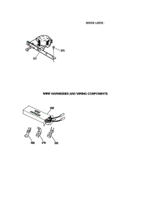 Door Lock / Wire Harness / Components parts for Kenmore Wall Oven 911.47813201 (91147813201, 911 47813201) from AppliancePartsPros.com