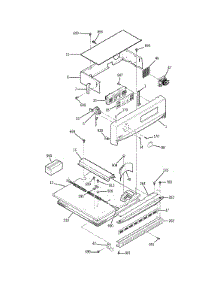 Control Panel parts for Kenmore Wall Oven 911.43389400 (91143389400, 911 43389400) from AppliancePartsPros.com