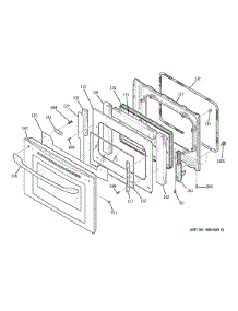 Stainless Steel Door parts for Kenmore Wall Oven 911.47812202 (91147812202, 911 47812202) from AppliancePartsPros.com