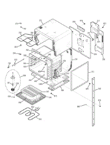 Upper Body parts for Kenmore Wall Oven 911.47742201 (91147742201, 911 47742201) from AppliancePartsPros.com