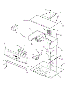 Control Panel parts for Kenmore Wall Oven 911.47619201 (91147619201, 911 47619201) from AppliancePartsPros.com