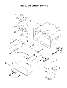 Freezer Liner Parts parts for Whirlpool Refrigerator WRX735SDHZ01 from AppliancePartsPros.com