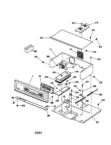 Control Panel parts for Kenmore Wall Oven 911.47643100 (91147643100, 911 47643100) from AppliancePartsPros.com