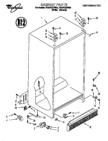 Cabinet parts for Whirlpool Refrigerator 824421985 from AppliancePartsPros.com