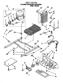 Unit parts for Whirlpool Refrigerator 824421985 from AppliancePartsPros.com