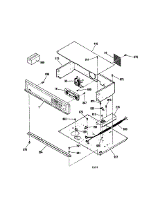 Control Section parts for Kenmore Wall Oven 911.47089100 (91147089100, 911 47089100) from AppliancePartsPros.com