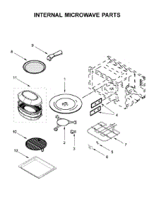 Internal Microwave Parts parts for Whirlpool Wall Oven WOCA7EC0HZ01 from AppliancePartsPros.com