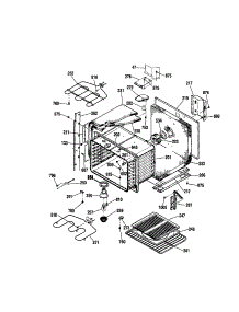 Upper Body parts for Kenmore Wall Oven 911.47822100 (91147822100, 911 47822100) from AppliancePartsPros.com