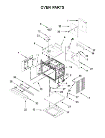 Oven Parts parts for Whirlpool Wall Oven WOD51EC0AW06 from AppliancePartsPros.com