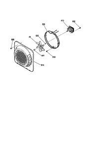 Convection Fan parts for Kenmore Wall Oven 911.49022100 (91149022100, 911 49022100) from AppliancePartsPros.com