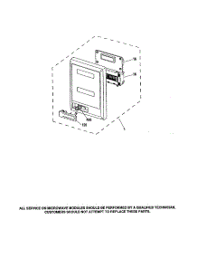 Microwave Control Panel Section parts for Kenmore Wall Oven 911.41489993 (91141489993, 911 41489993) from AppliancePartsPros.com