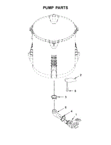 Pump Parts parts for Kenmore Washer 110.26132413 (11026132413, 110 26132413) from AppliancePartsPros.com