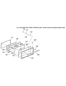 Oven Door Section parts for Kenmore Range 911.9330193 (9119330193, 911 9330193) from AppliancePartsPros.com