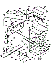 Oven Burner Section parts for Kenmore Range 911.36755591 (91136755591, 911 36755591) from AppliancePartsPros.com