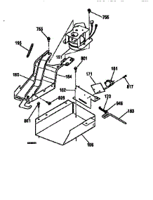Door Lock Section parts for Kenmore Range 911.36755591 (91136755591, 911 36755591) from AppliancePartsPros.com