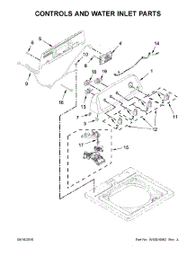 Controls And Water Inlet Parts parts for Kenmore Washer 110.22332511 (11022332511, 110 22332511) from AppliancePartsPros.com