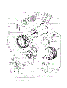 Drum And Tub Parts parts for Kenmore Washer 796.41302610 (79641302610, 796 41302610) from AppliancePartsPros.com