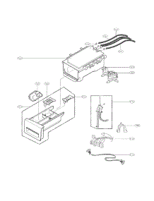 Dispenser Parts parts for Kenmore Washer 796.41162411 (79641162411, 796 41162411) from AppliancePartsPros.com