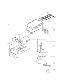 Dispenser Parts parts for Kenmore Washer 796.41383410 (79641383410, 796 41383410) from AppliancePartsPros.com