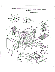 Body Section parts for Kenmore Range 911.9348210 (9119348210, 911 9348210) from AppliancePartsPros.com