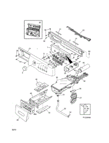 Control Panel parts for Kenmore Washer 417.41122310 (41741122310, 417 41122310) from AppliancePartsPros.com
