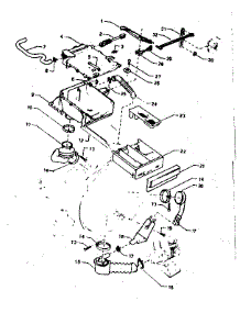 Dispenser parts for Kenmore Washer 683.81145800 (68381145800, 683 81145800) from AppliancePartsPros.com