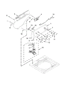 Controls And Water Inlet Parts parts for Kenmore Washer 110.20222510 (11020222510, 110 20222510) from AppliancePartsPros.com