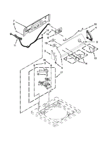 Controls And Water Inlet Parts parts for Kenmore Washer 110.20022014 (11020022014, 110 20022014) from AppliancePartsPros.com