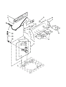 Controls And Water Inlet Parts parts for Kenmore Washer 7MKTWS300DW0 from AppliancePartsPros.com