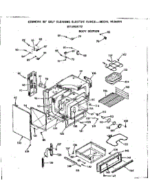 Body Section parts for Kenmore Range 911.9388112 (9119388112, 911 9388112) from AppliancePartsPros.com