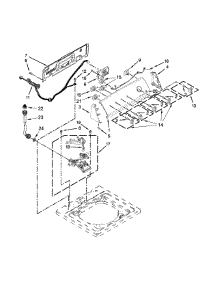 Controls And Water Inlet Parts parts for Kenmore Washer 7MKTWS400DW0 from AppliancePartsPros.com