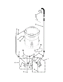 Pump Parts parts for Kenmore Washer 110.28103310 (11028103310, 110 28103310) from AppliancePartsPros.com