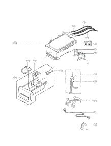 Dispenser Parts parts for Kenmore Washer 796.41282310 (79641282310, 796 41282310) from AppliancePartsPros.com