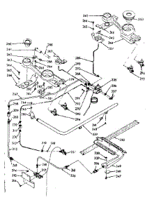 Burner Section parts for Kenmore Range 103.7427002 (1037427002, 103 7427002) from AppliancePartsPros.com
