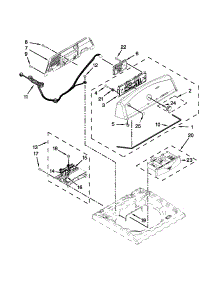 Console And Dispenser Parts parts for Kenmore Washer 110.27102310 (11027102310, 110 27102310) from AppliancePartsPros.com