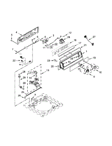 Controls And Water Inlet Parts parts for Kenmore Washer 2992310 from AppliancePartsPros.com