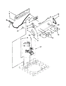 Controls And Water Inlet Parts parts for Kenmore Washer 110.5072011 (1105072011, 110 5072011) from AppliancePartsPros.com