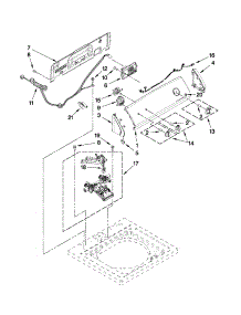 Controls And Water Inlet Parts parts for Kenmore Washer 110.20022013 (11020022013, 110 20022013) from AppliancePartsPros.com