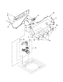 Controls And Water Inlet Parts parts for Kenmore Washer 110.21352112 (11021352112, 110 21352112) from AppliancePartsPros.com