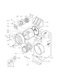 Drum And Tub Assembly Parts parts for Kenmore Washer 796.41172210 (79641172210, 796 41172210) from AppliancePartsPros.com