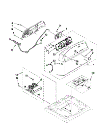 Console And Dispenser Parts parts for Kenmore Washer 110.26002012 (11026002012, 110 26002012) from AppliancePartsPros.com
