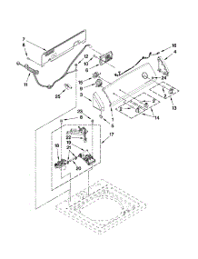 Controls And Water Inlet Parts parts for Kenmore Washer 110.20022012 (11020022012, 110 20022012) from AppliancePartsPros.com